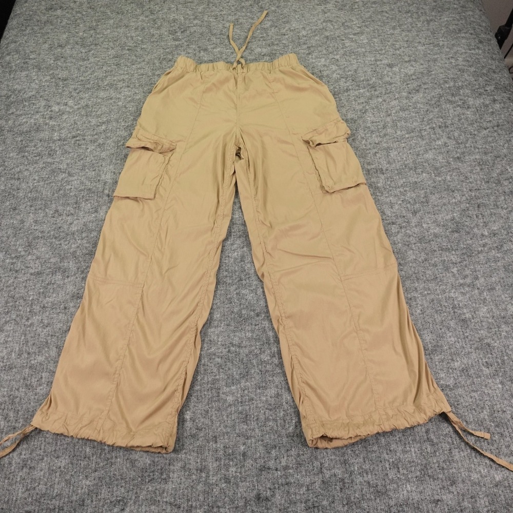 Lululemon Pants Womens Small Tan‎ Lightweight Adjustable Mid Rise Cargo 27x28